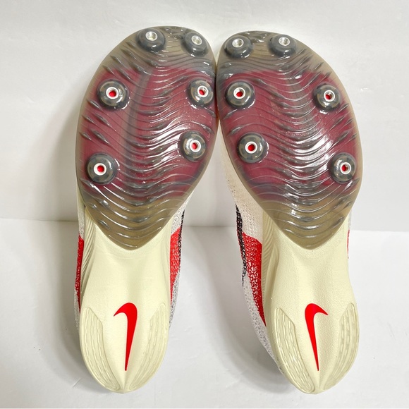 Nike Air Zoom Victory Eliud Kipchoge Distance Spikes FJ0668-100 White Red - Picture 7 of 7